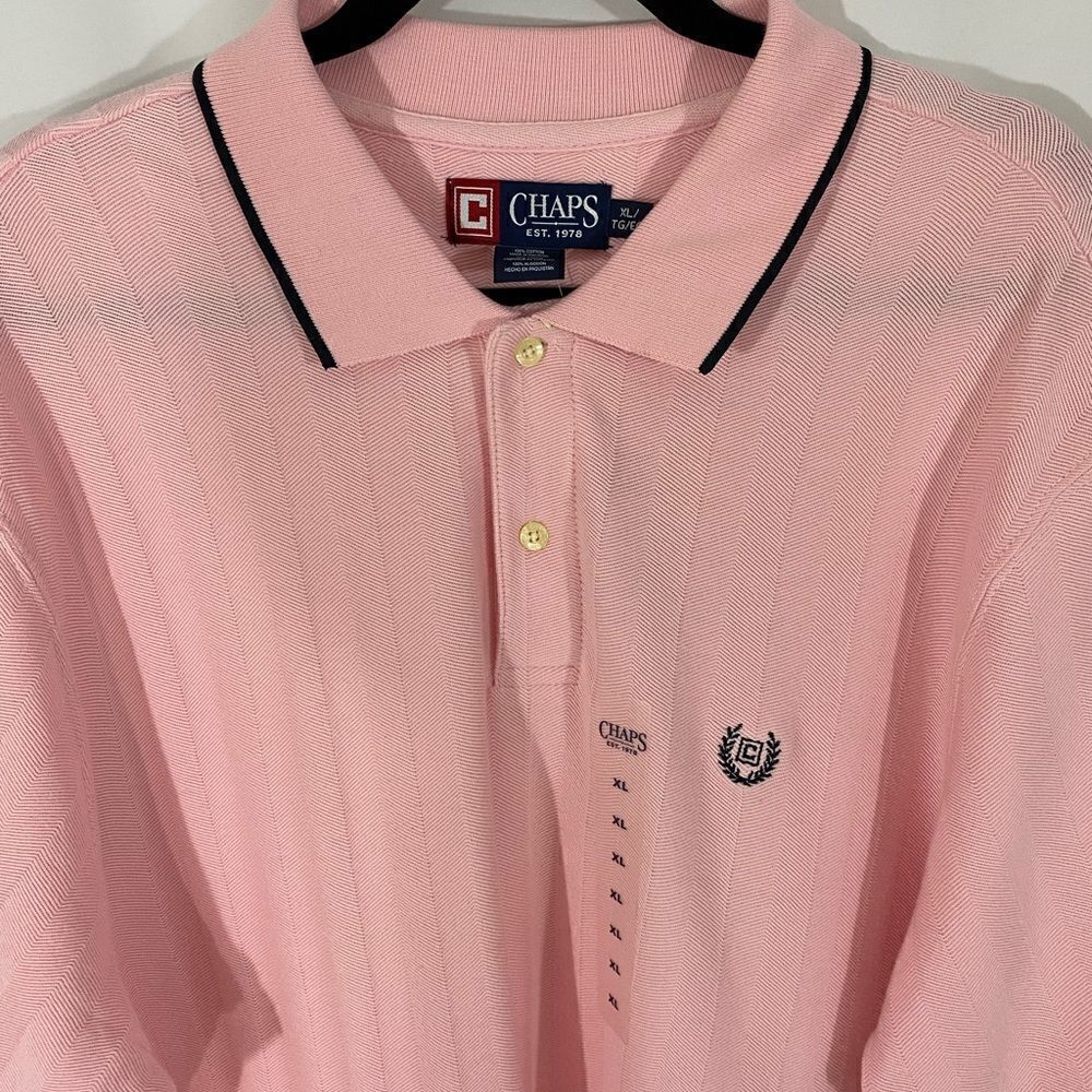 NWT Chaps Pink Polo Shirt